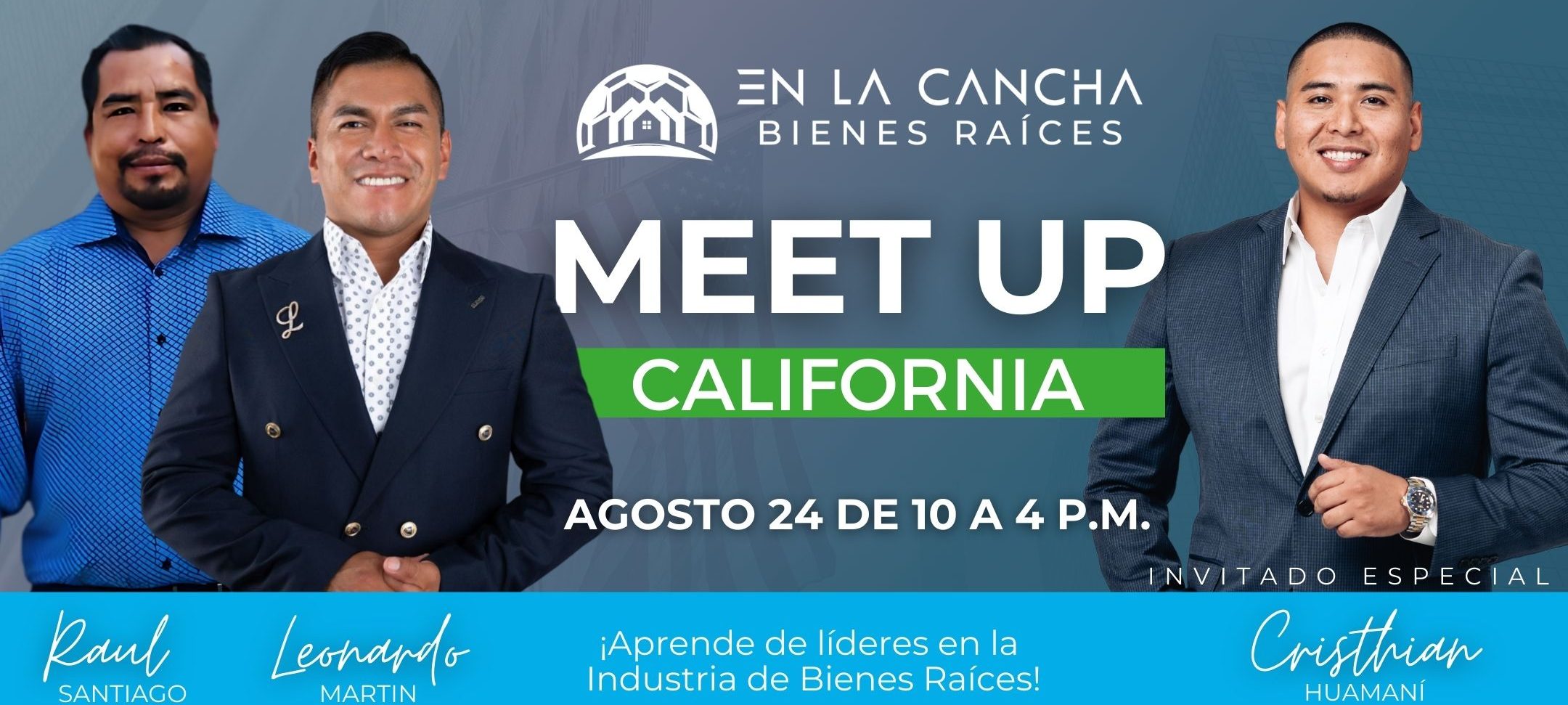 Evento MeetUp Bienes Raíces - Encuentro de inversionistas en California