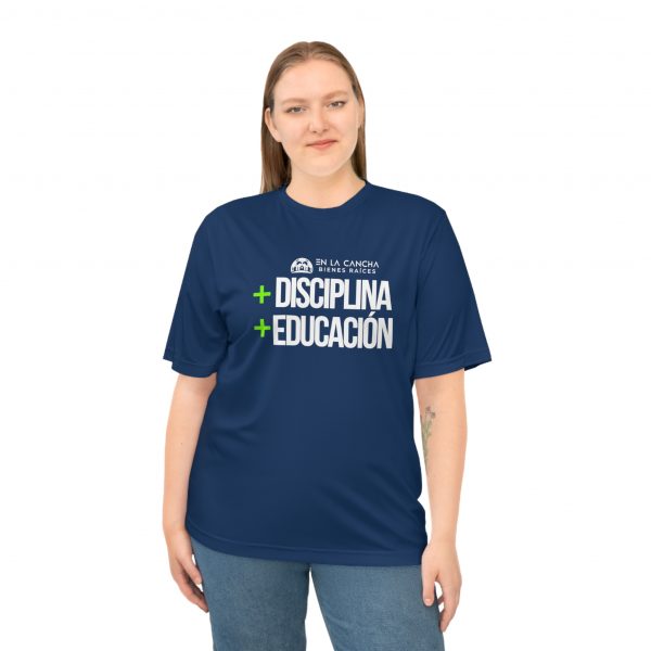 +Disciplina +Educación - Camiseta Deportiva Unisex