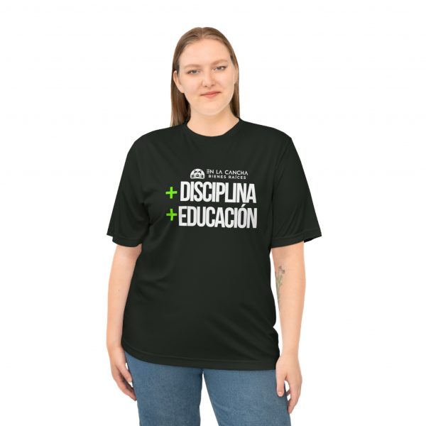 +Disciplina +Educación - Camiseta Deportiva Unisex