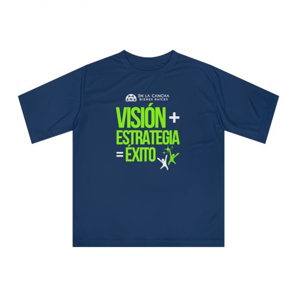 Visión + Estrategia = Éxito – Camiseta Deportiva Unisex