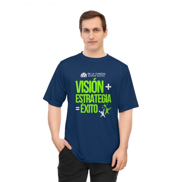 Visión + Estrategia = Éxito – Camiseta Deportiva Unisex