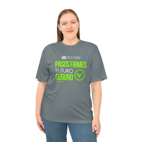 Pasos Firmes, Futuro Seguro – Camiseta Deportiva Unisex