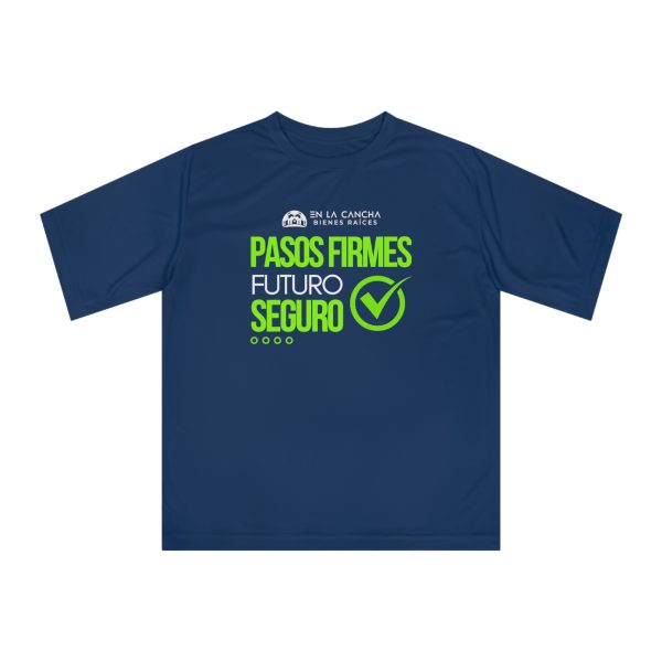 Pasos Firmes, Futuro Seguro – Camiseta Deportiva Unisex