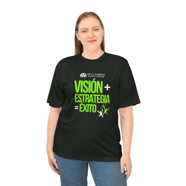 Visión + Estrategia = Éxito – Camiseta Deportiva Unisex