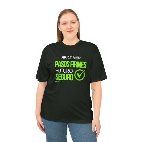 Pasos Firmes, Futuro Seguro – Camiseta Deportiva Unisex