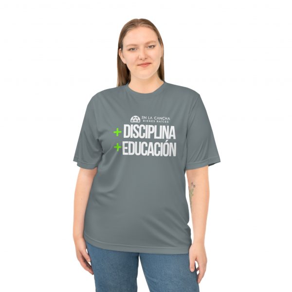 +Disciplina +Educación - Camiseta Deportiva Unisex