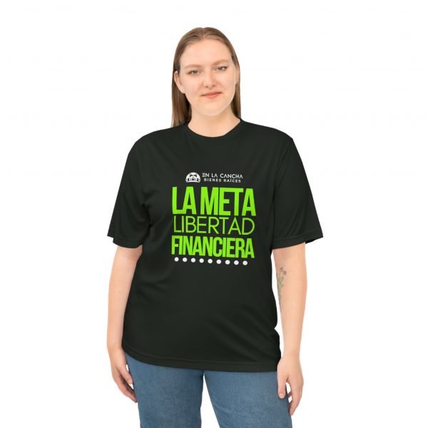 La Meta Libertad Financiera – Camiseta Deportiva Unisex